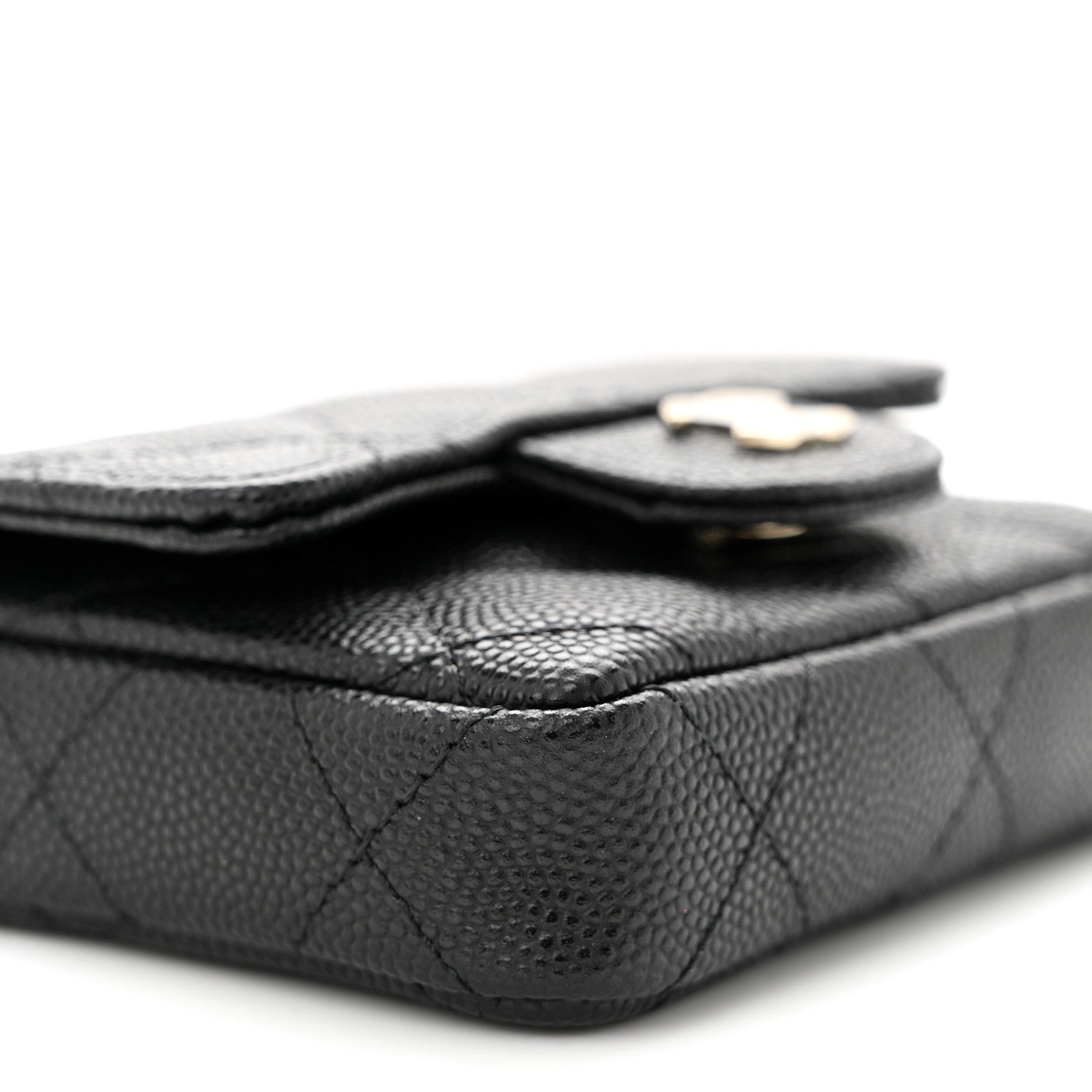 Chanel Caviar Quilted Mini Chain Belt Bag Black 10 of 11