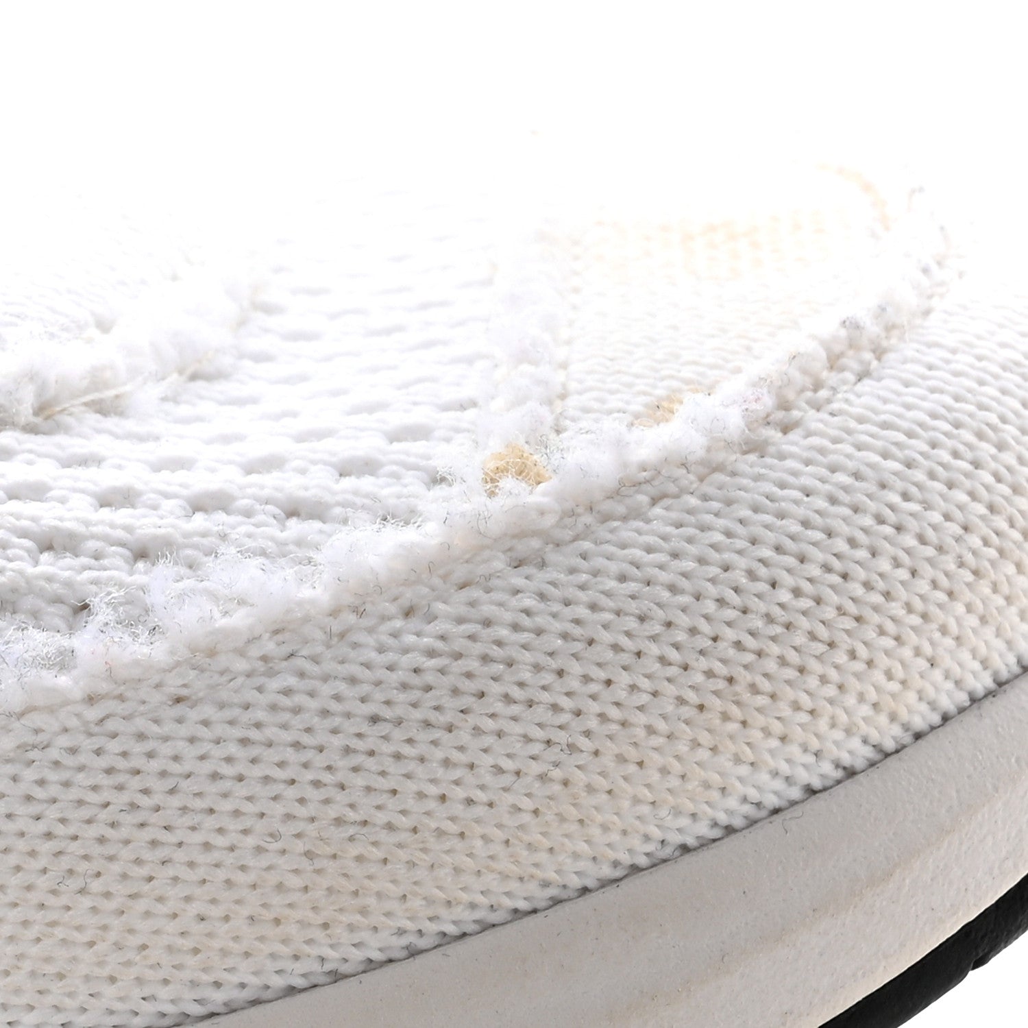 Chanel Fabric Logo Sneakers 36.5 White 11 of 12