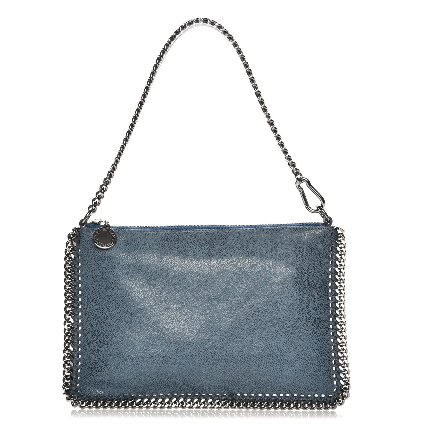 Shaggy Deer Falabella Clutch Blue