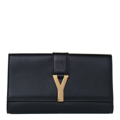 Saint Laurent Calfskin Classic Y Ligne Clutch Black 1 of 11