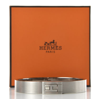Hermes Brushed Paladium Jet Bracelet 7 of 7