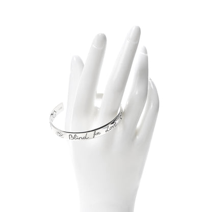 Gucci Sterling Silver Blind for Love Cuff Bracelet 2 of 5