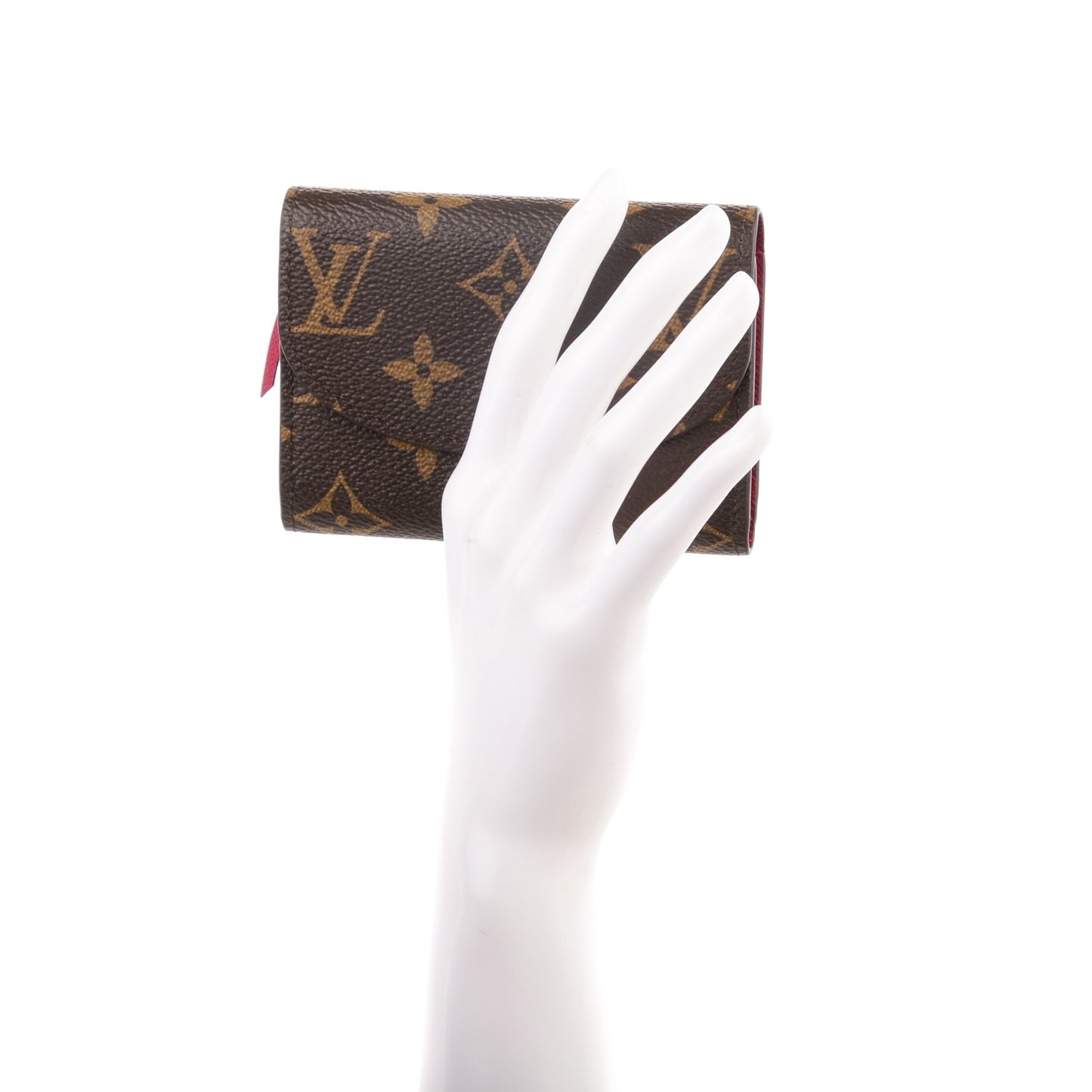 Monogram Rosalie Coin Purse Fuchsia