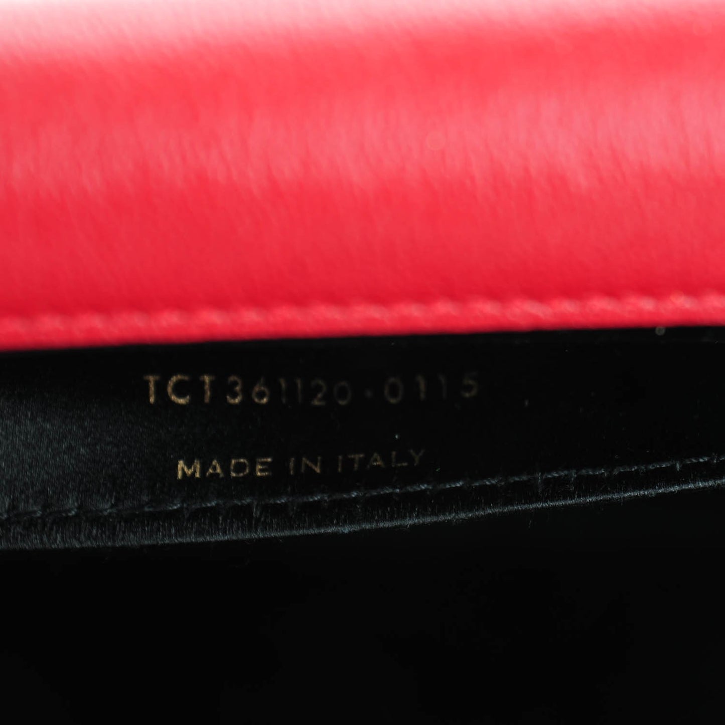 Calfskin Monogram Large Belle De Jour Clutch Rouge Orient