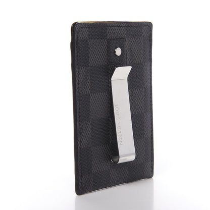 Louis Vuitton Damier Graphite Pince Card Holder Bill Clip 3 of 5