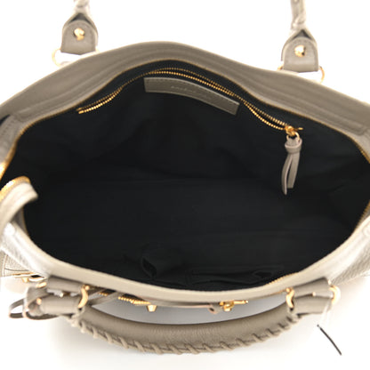Balenciaga Chevre Gold Metallic Edge Hardware City Gris Taupe 6 of 10