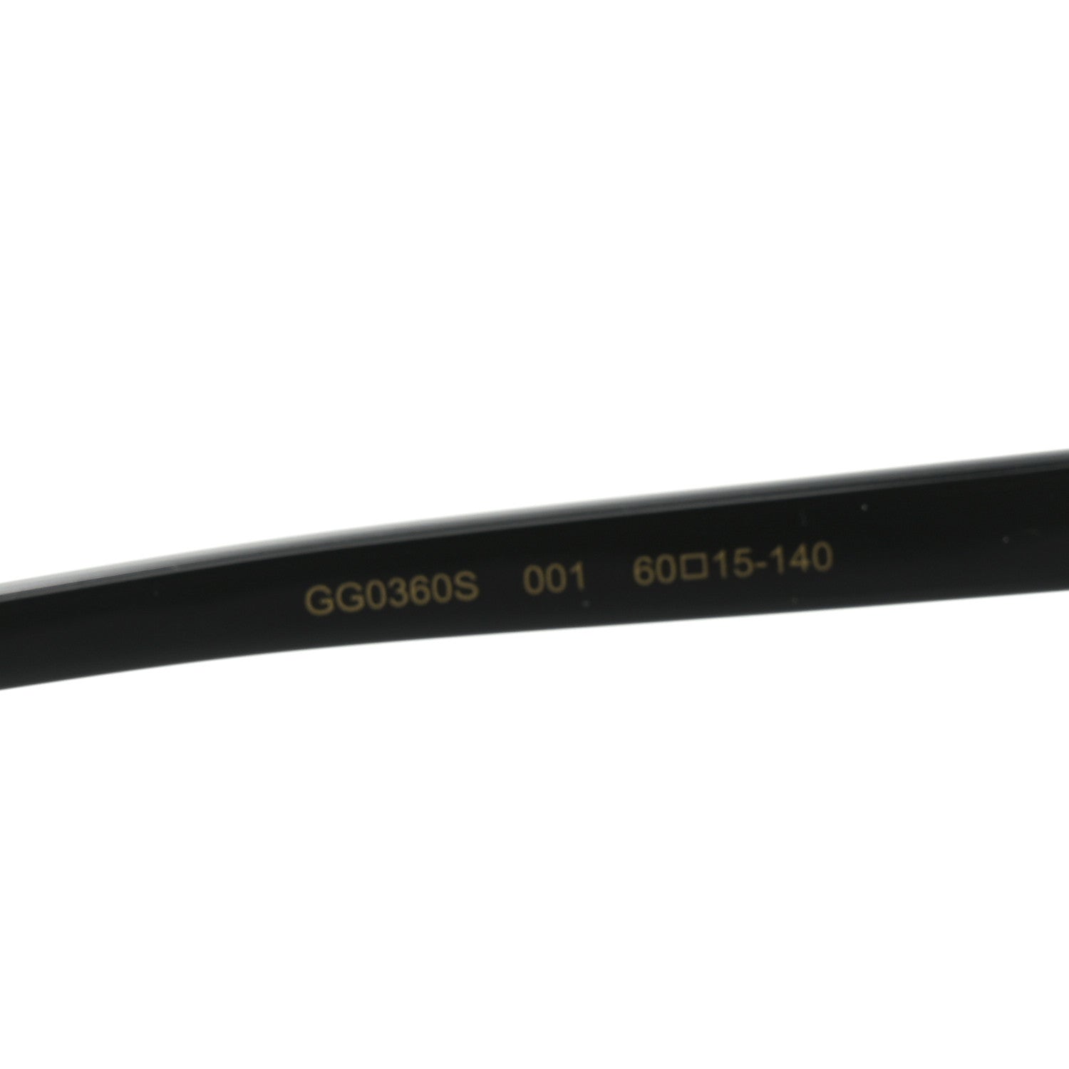Gucci Acetate Hollywood Forever Heart Sunglasses GG0360S Black 6 of 7
