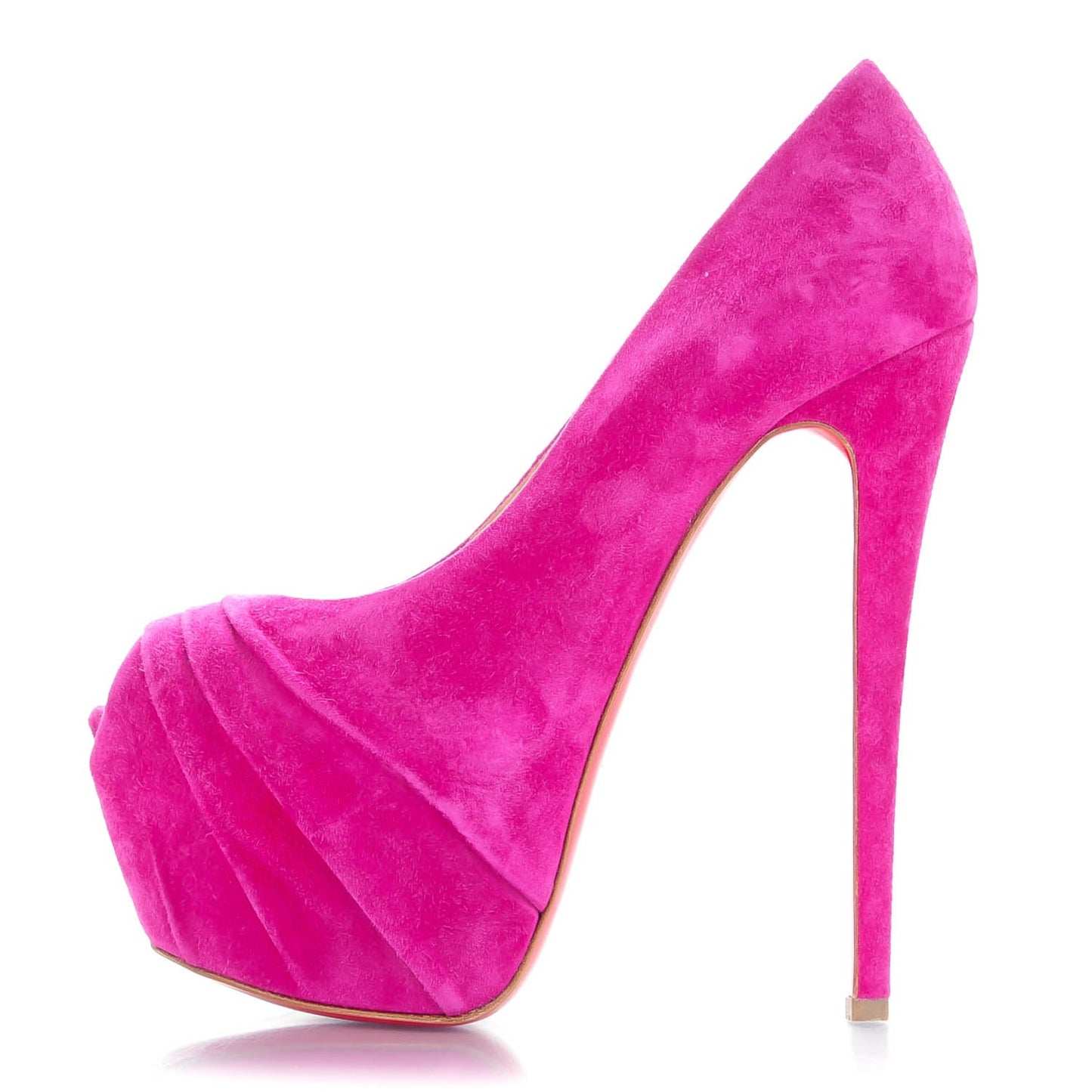 Suede Drapesse 160 Pumps 38 Grenadine