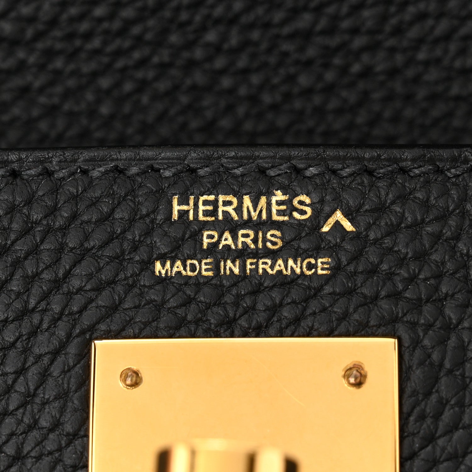 Hermes Togo Matte Porosus Crocodile Kelly Retourne Touch 28 Black 6 of 10