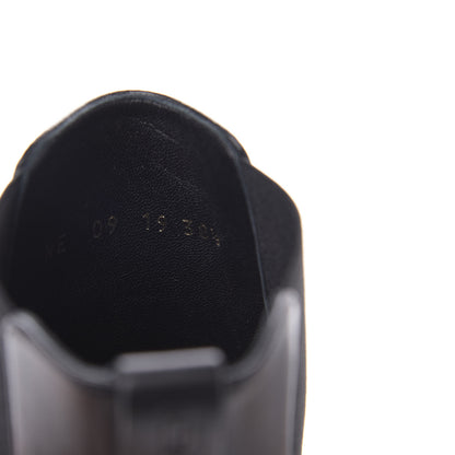 Christian Dior Lambskin District Ankle Boots 38.5 Black 9 of 10