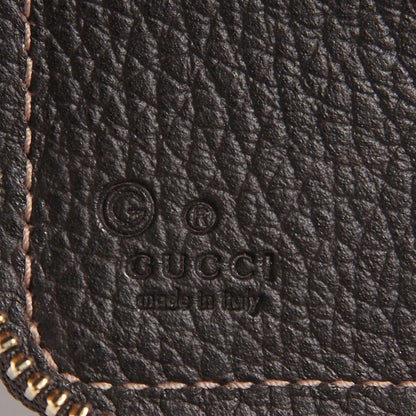 Gucci Crystal Monogram Zip Around Travel Wallet Beige Brown 6 of 8