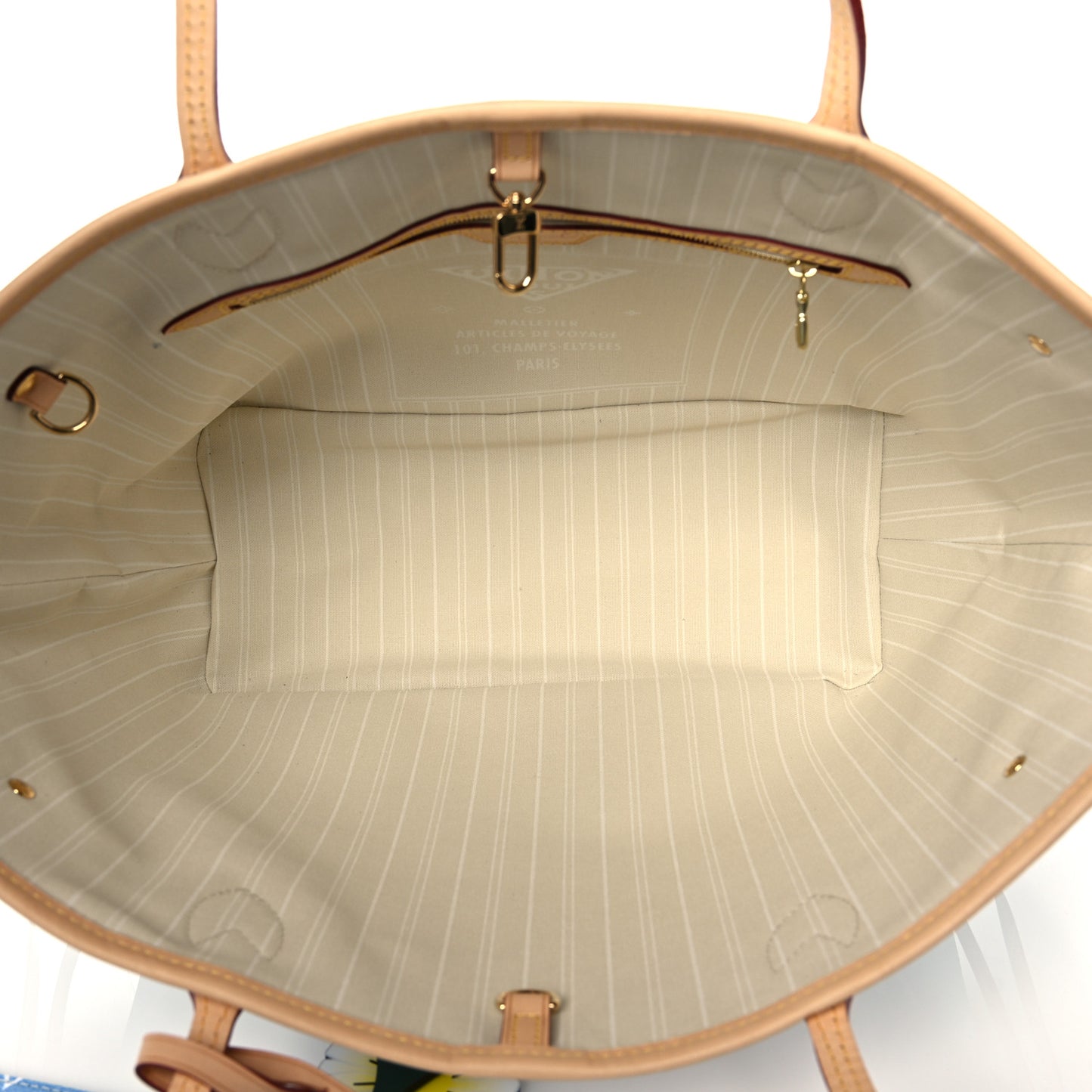 Monogram Giant By The Pool Neverfull MM Blue