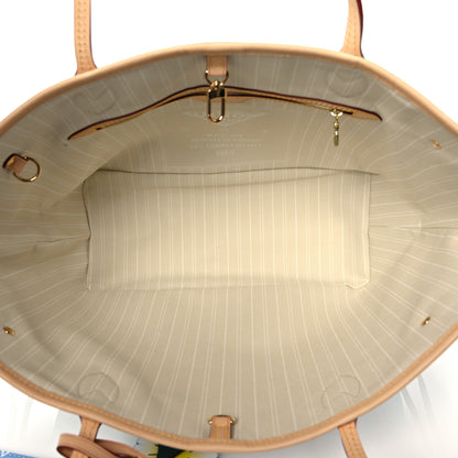 Louis Vuitton Monogram Giant By The Pool Neverfull MM Blue 6 of 10