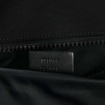 Gucci Nylon Web Snow Glam Double Buckle Flap Messenger Bag Black 7 of 7