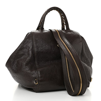 Balenciaga Agneau Giant 12 Gold Hardware Zip Traveler Backpack Charbon 2 of 10