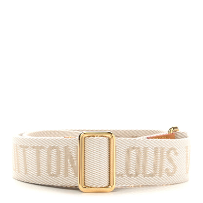 Louis Vuitton Nylon Petite Malle Souple Shoulder Strap Creme 2 of 4