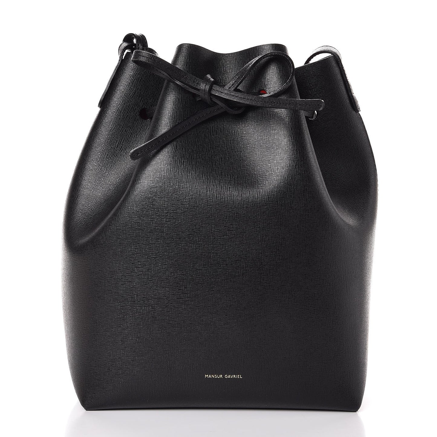Saffiano Bucket Bag Black Flamma