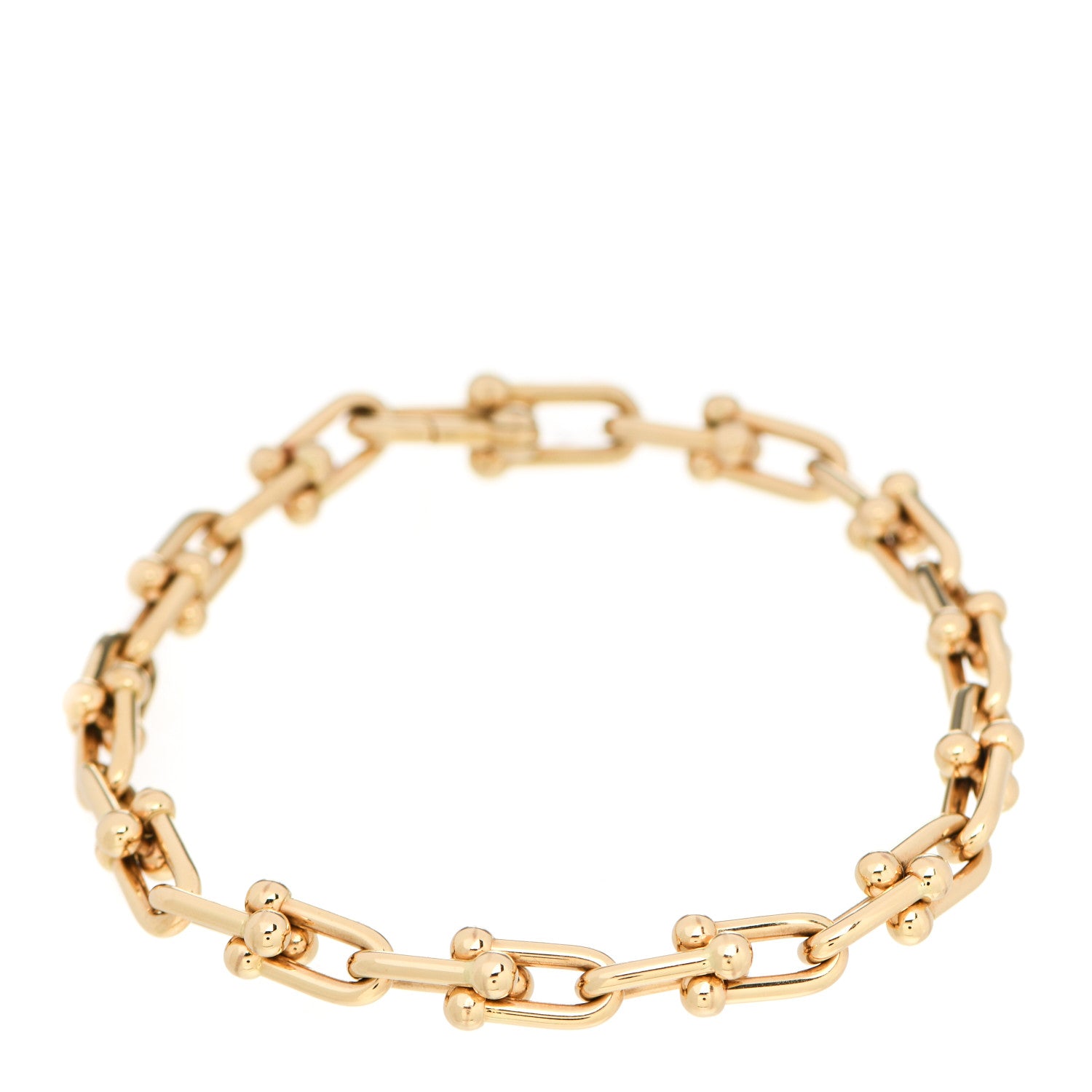 Tiffany 18K Yellow Gold Small HardWear Link Bracelet 1 of 4