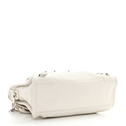 Balenciaga Agneau Classic Silver Hardware Mini City Beige White 5 of 9