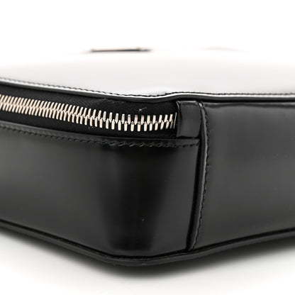 Prada Spazzolato Medium Brique Crossbody Bag Black 9 of 10