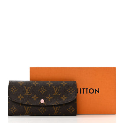 Louis Vuitton Monogram Emilie Wallet Rose Ballerine 7 of 7
