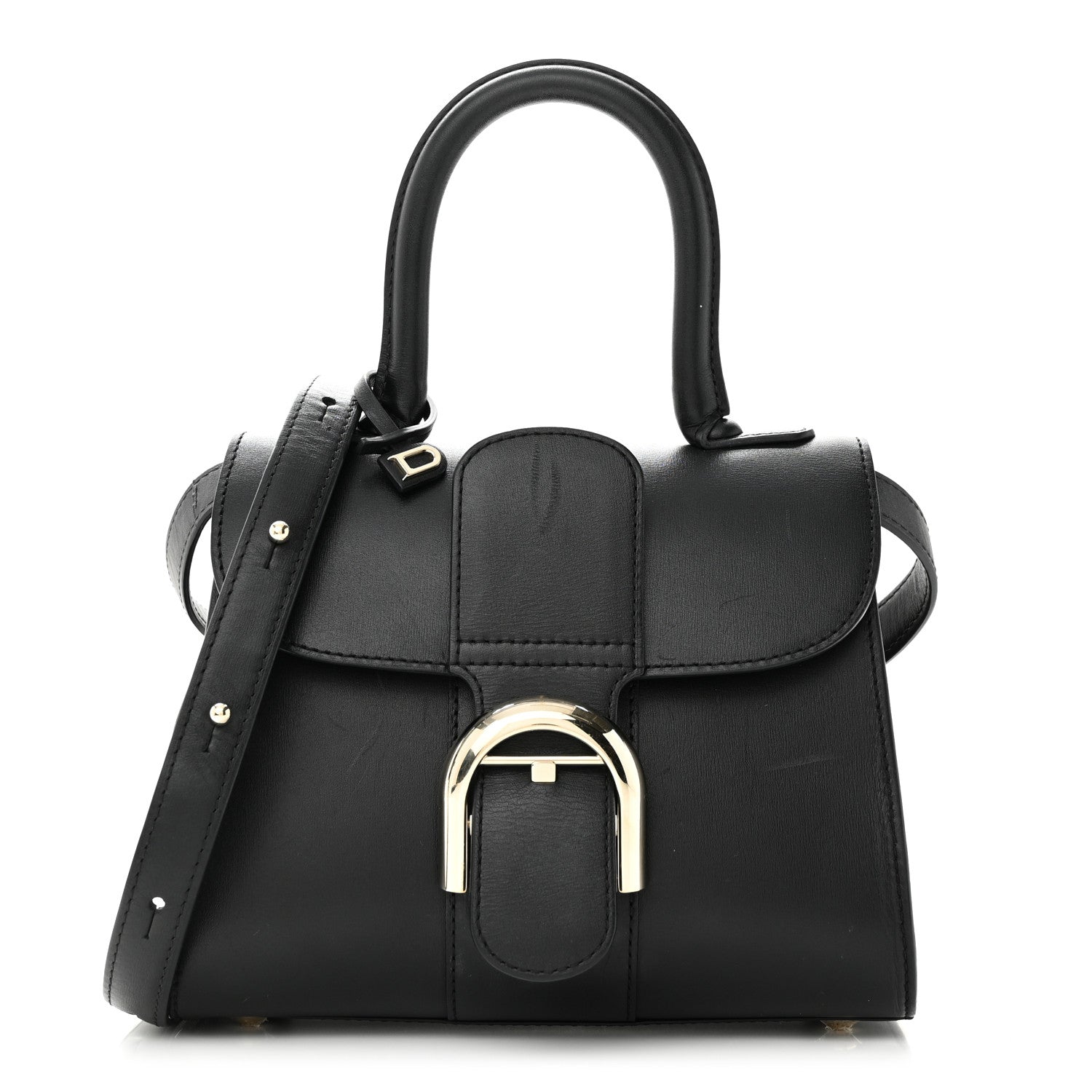 Delvaux Box Calfskin Mini Brillant Satchel Black 1 of 12