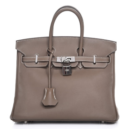 Hermes Swift Birkin 25 Etoupe 1 of 26