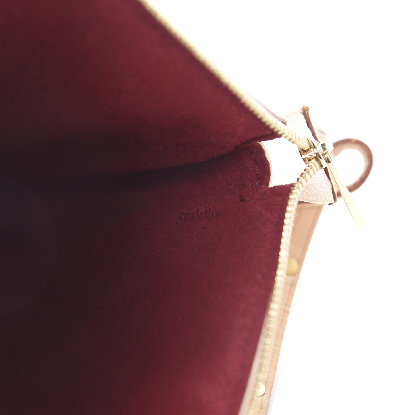 Monogram Multicolor Pochette Accessories White