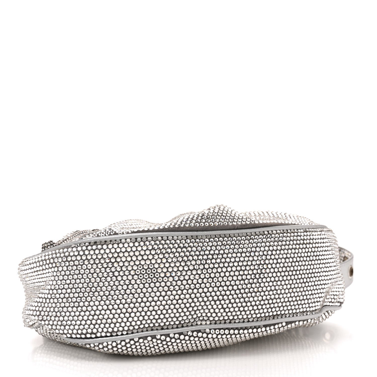 Balenciaga Rhinestone Encrusted Le Cagole Shoulder Bag XS Silver 4 of 10