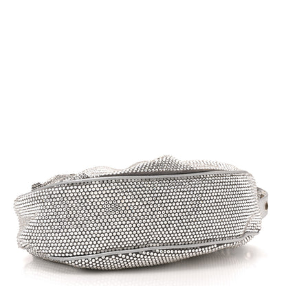 Balenciaga Rhinestone Encrusted Le Cagole Shoulder Bag XS Silver 4 of 10