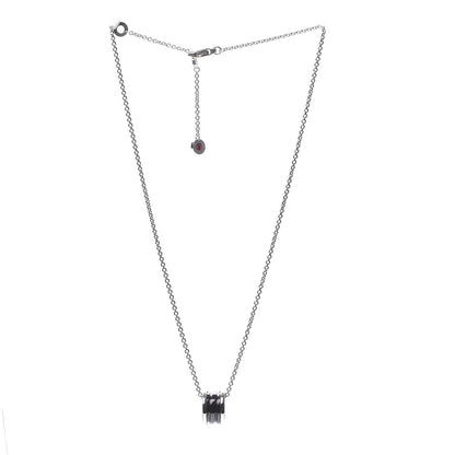 Bulgari Sterling Silver Ceramic Save The Children Pendant Necklace 3 of 7