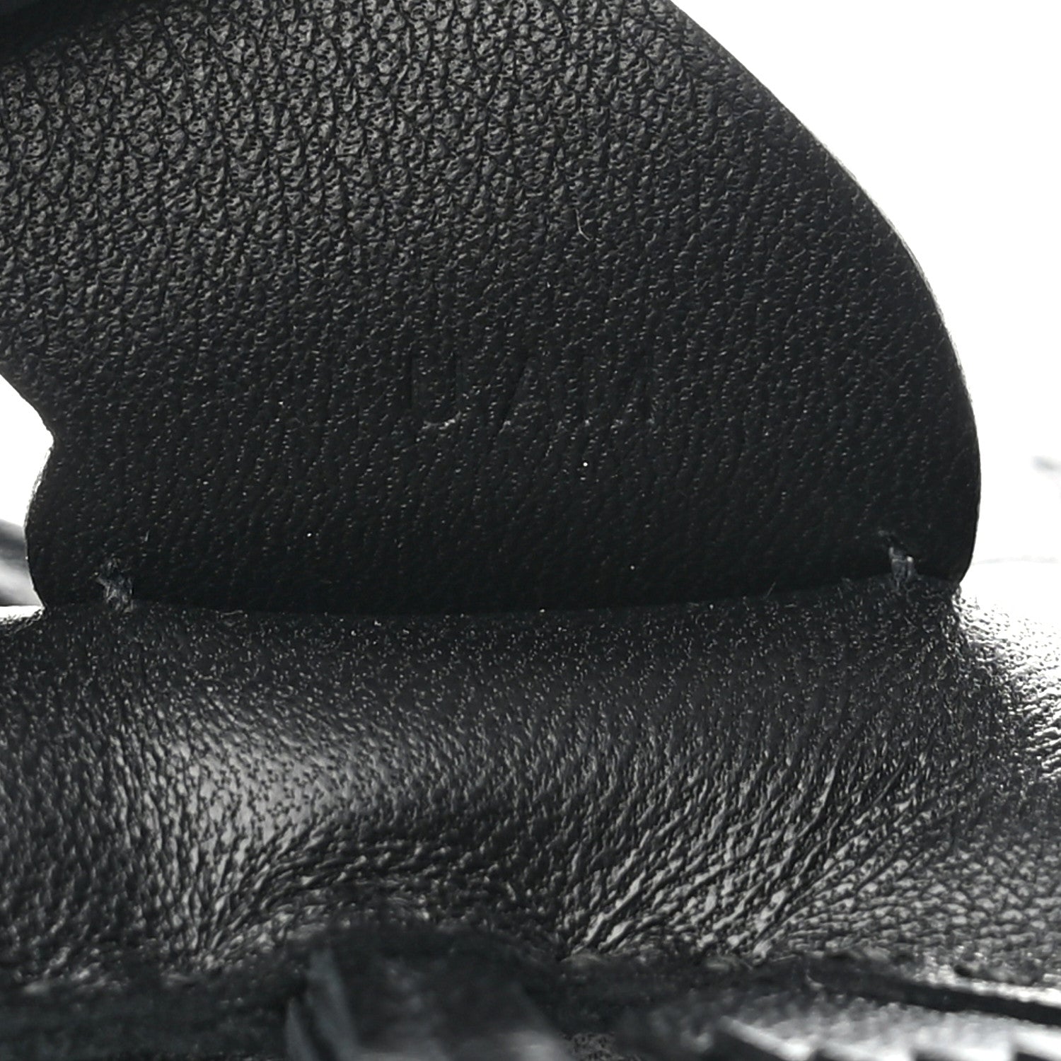 Hermes Milo Lambskin Matte Alligator Touch Grigri Rodeo Pegase Horse Bag Charm PM Black 4 of 5