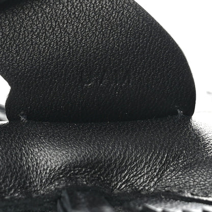 Hermes Milo Lambskin Matte Alligator Touch Grigri Rodeo Pegase Horse Bag Charm PM Black 4 of 5