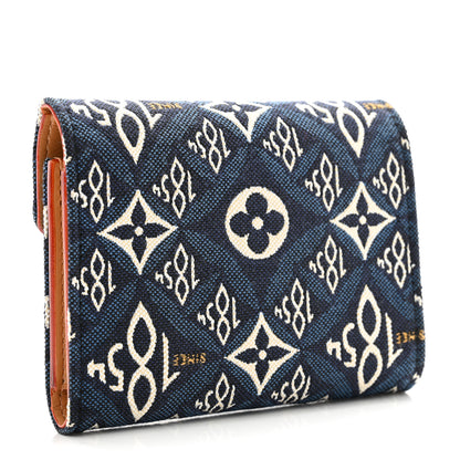 Louis Vuitton Jacquard Since 1854 Victorine Wallet Blue 3 of 9