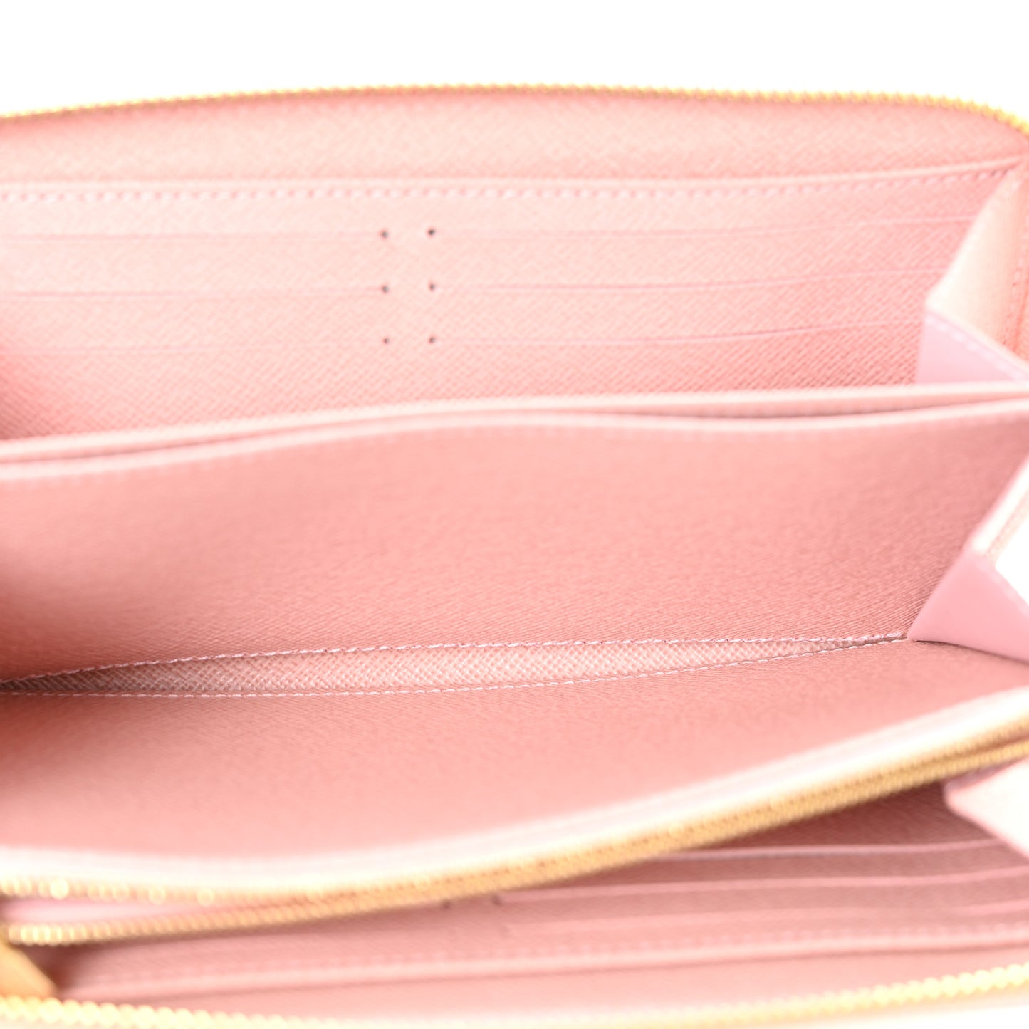 Damier Azur Zippy Wallet Rose Ballerine
