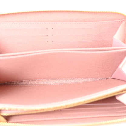 Louis Vuitton Damier Azur Zippy Wallet Rose Ballerine 5 of 7