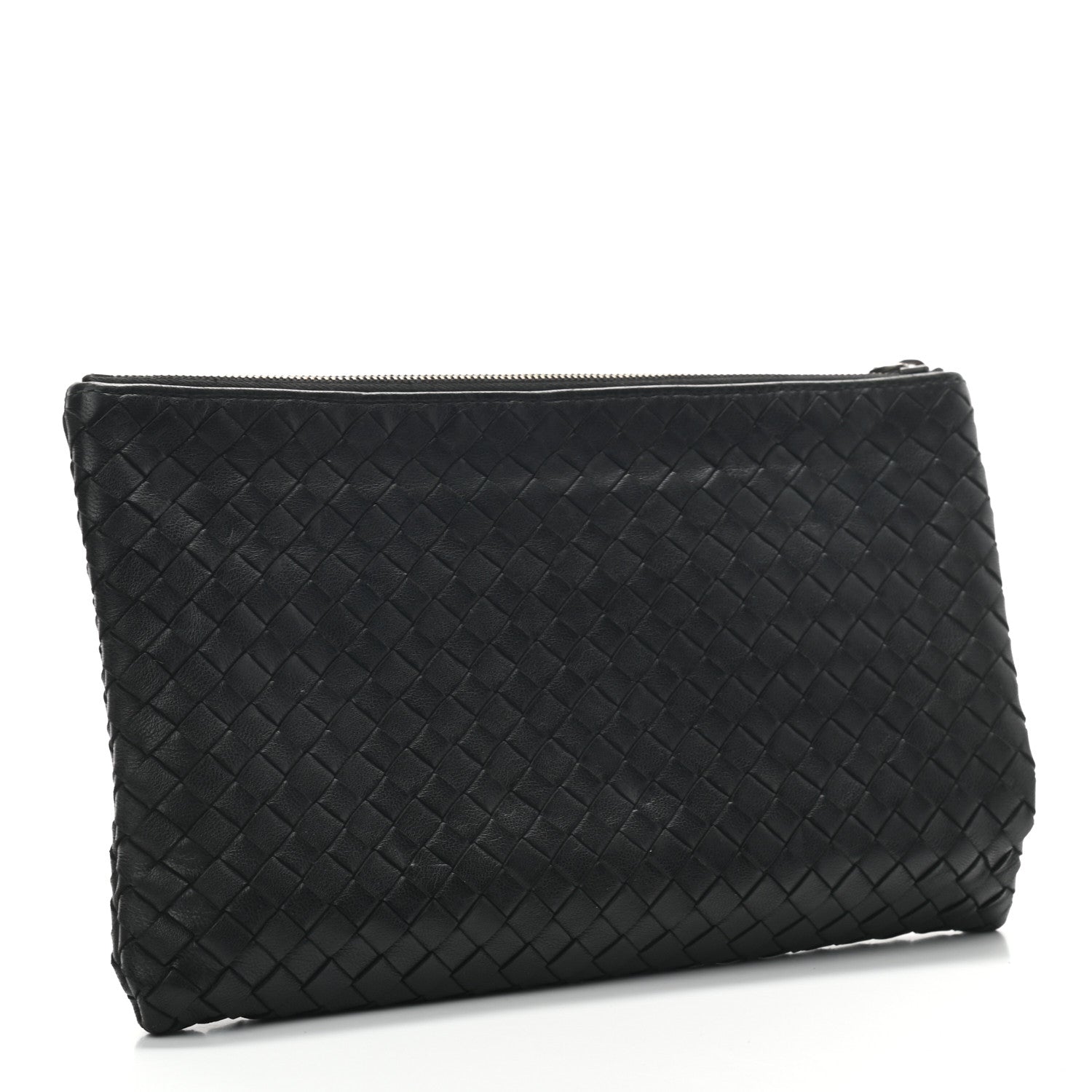 Bottega Veneta Nappa Intrecciato Medium Zip Pouch Black 3 of 6