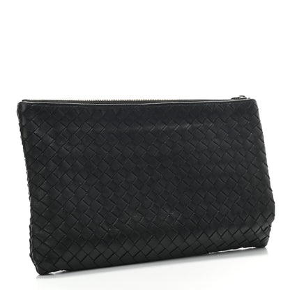 Bottega Veneta Nappa Intrecciato Medium Zip Pouch Black 3 of 6
