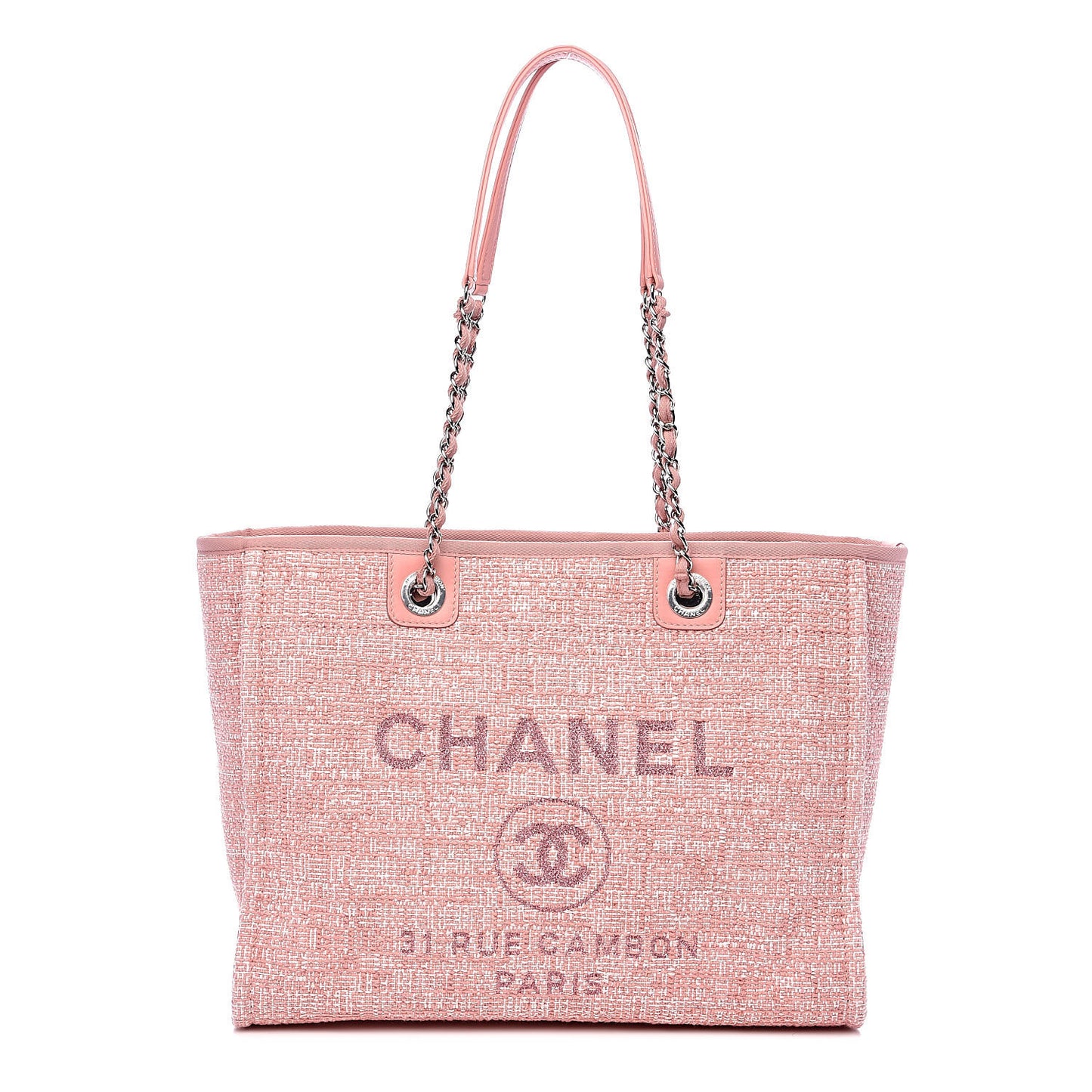 Canvas Small Deauville Tote Pink