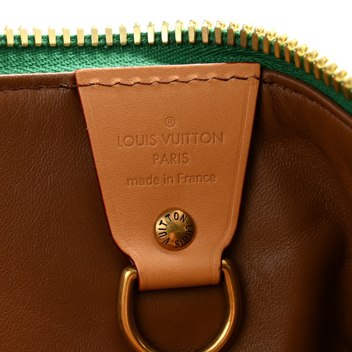 Calfskin Monogram Speedy P9 Bandouliere 40 Green