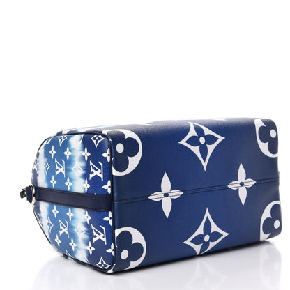 Louis Vuitton Monogram Escale Speedy Bandouliere 30 Blue 4 of 11
