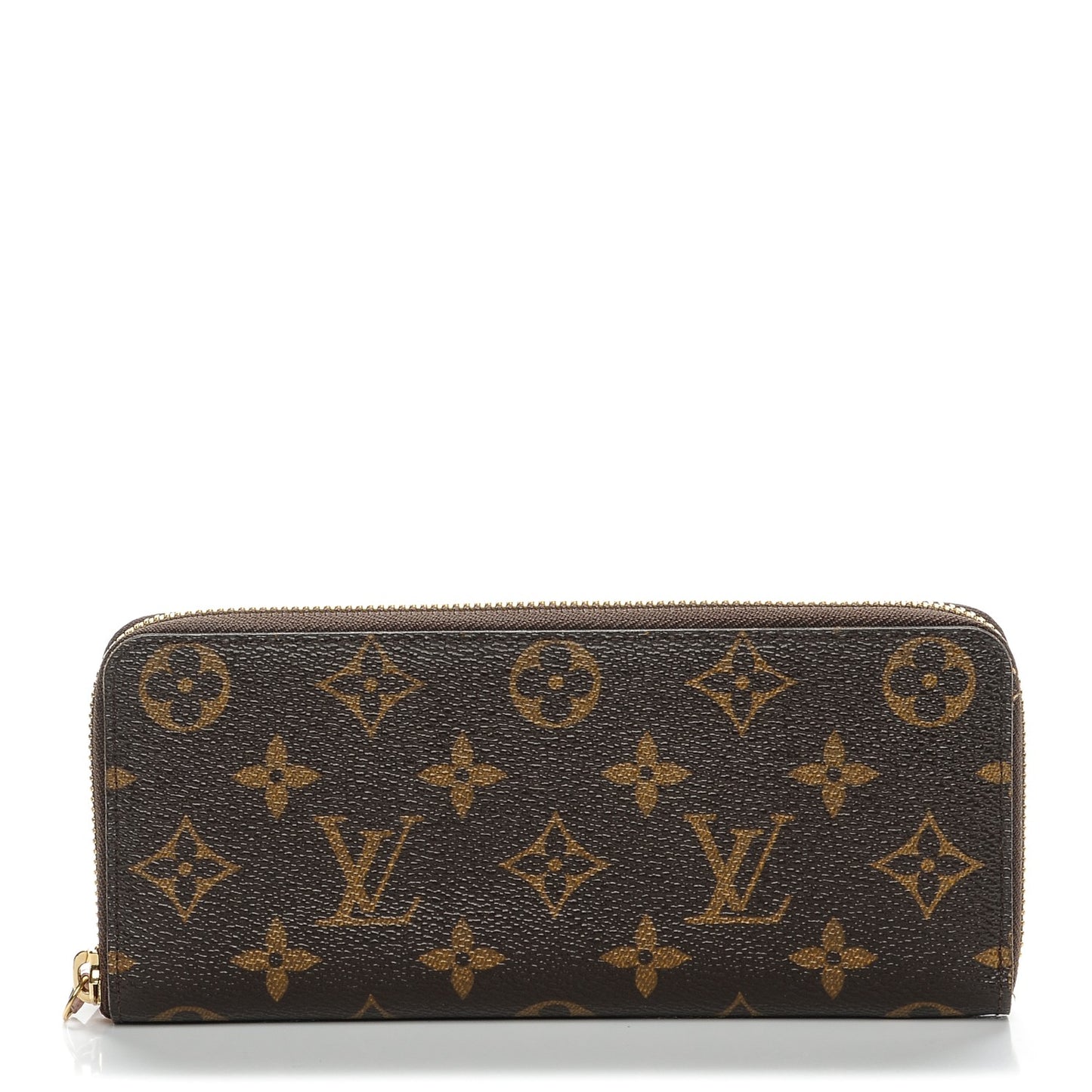 Monogram Clemence Wallet Rose Ballerine