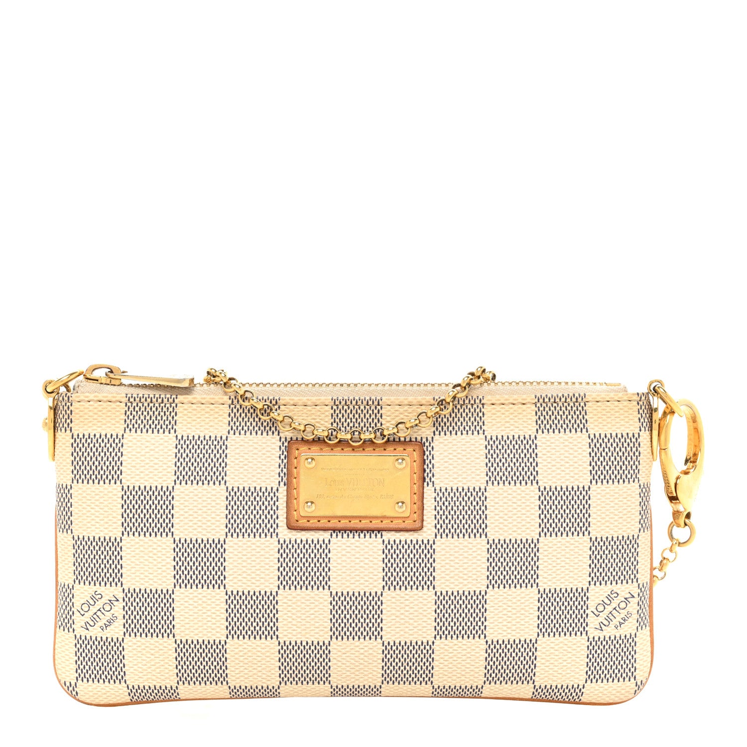 Louis Vuitton Damier Azur Pochette Milla MM 1 of 14