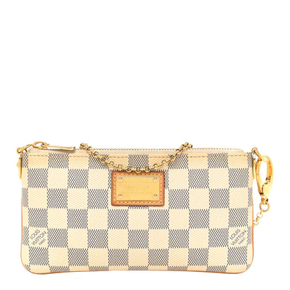 Louis Vuitton Damier Azur Pochette Milla MM 1 of 14
