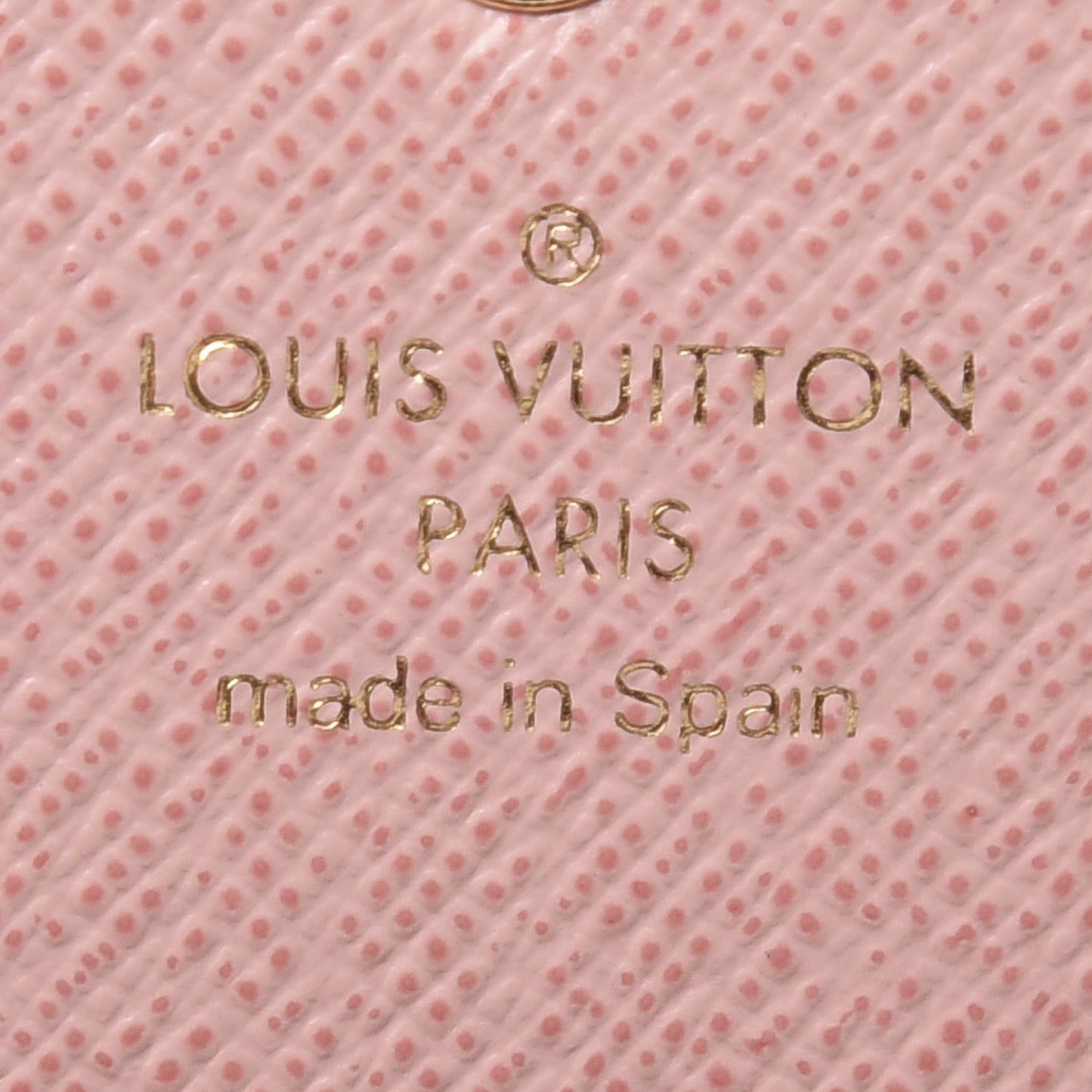 Damier Ebene Rosalie Coin Purse Rose Ballerine