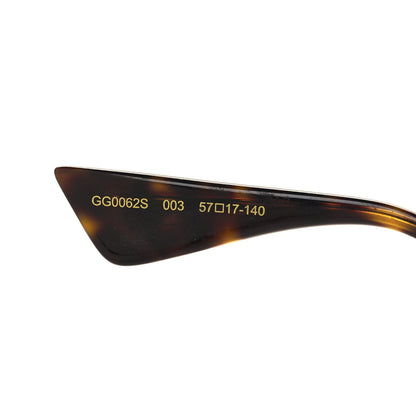 Gucci Web Aviator Sunglasses GG0062S Green Red 6 of 7