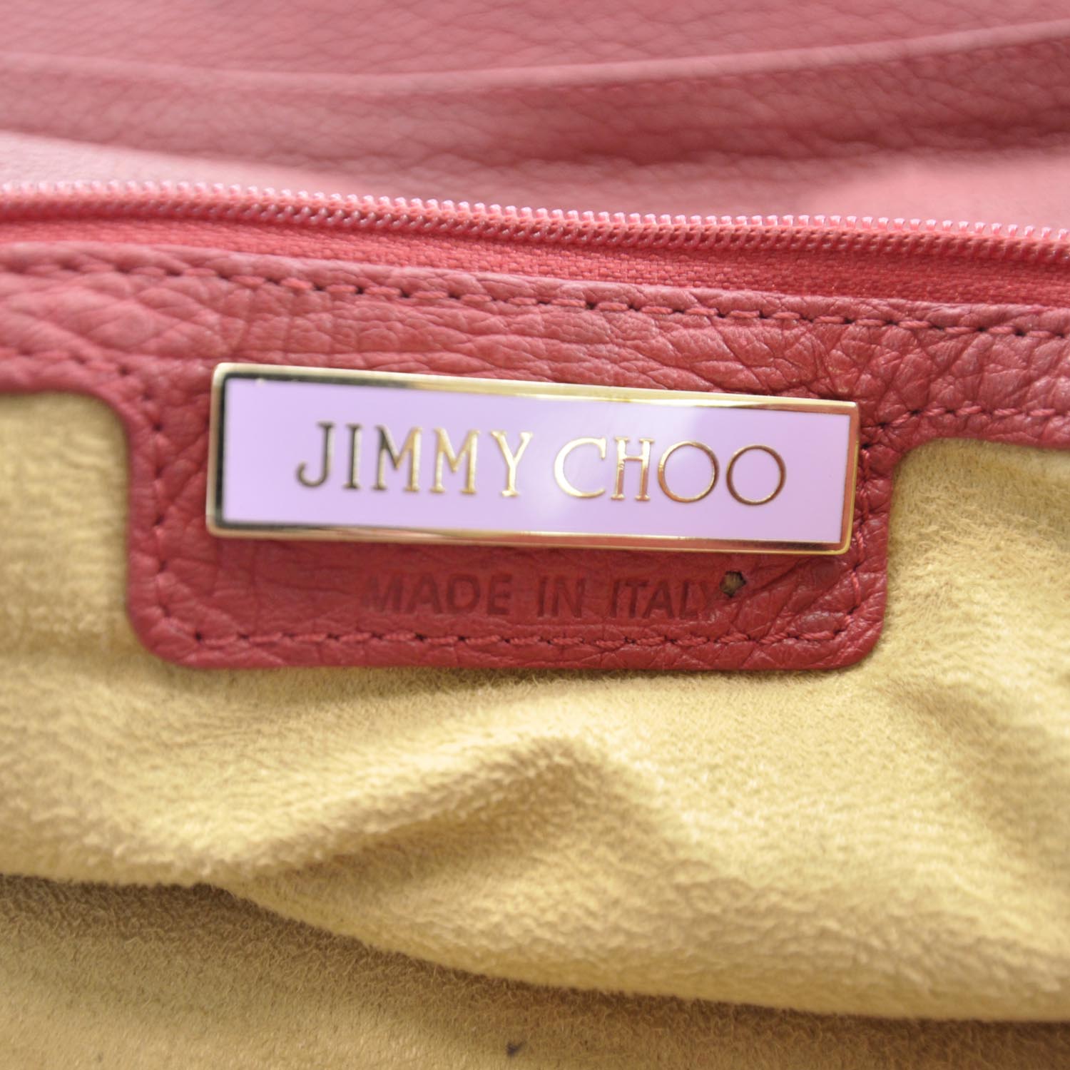 Jimmy Choo Leather Medium Rosalie Red 8 of 9