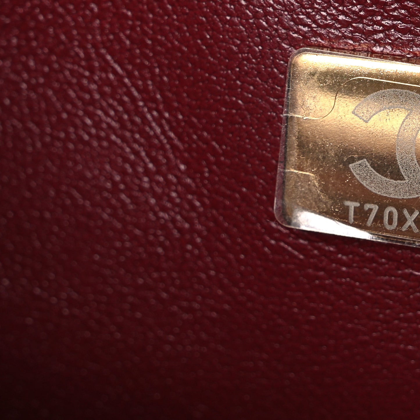 Lambskin Quilted Extra Mini Flap Bag Burgundy