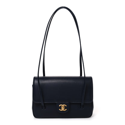 Chanel Shiny Caviar Preppy Coco Small Flap Dark Blue 1 of 10