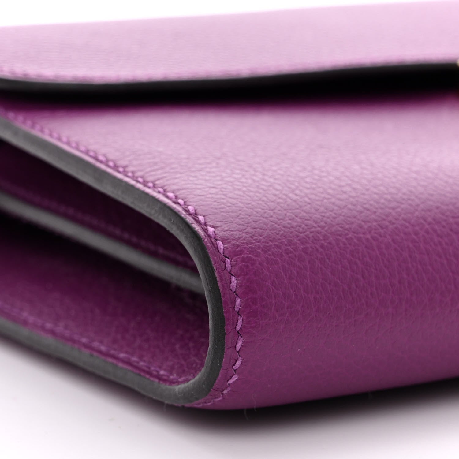 Hermes Evercolor Constance Wallet To Go Anemone 9 of 10
